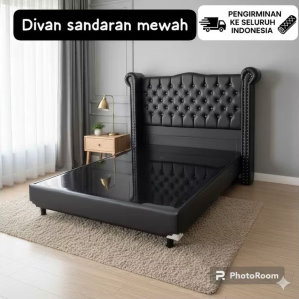 Divan Sandaran Mewah / Divan + Headboard / Divan + Sandaran + kaki Divan