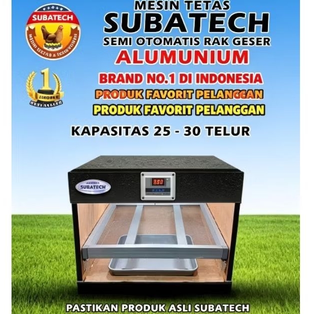 BISA COD Mesin tetas telur semi otomatis kapasitas 30 butir