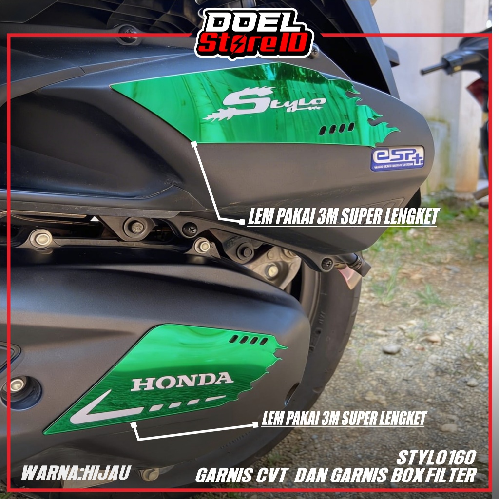 Cover Garnis CVT dan Garnis Box Filter Stylo 160 - Akrilik Mirror 02 Doel