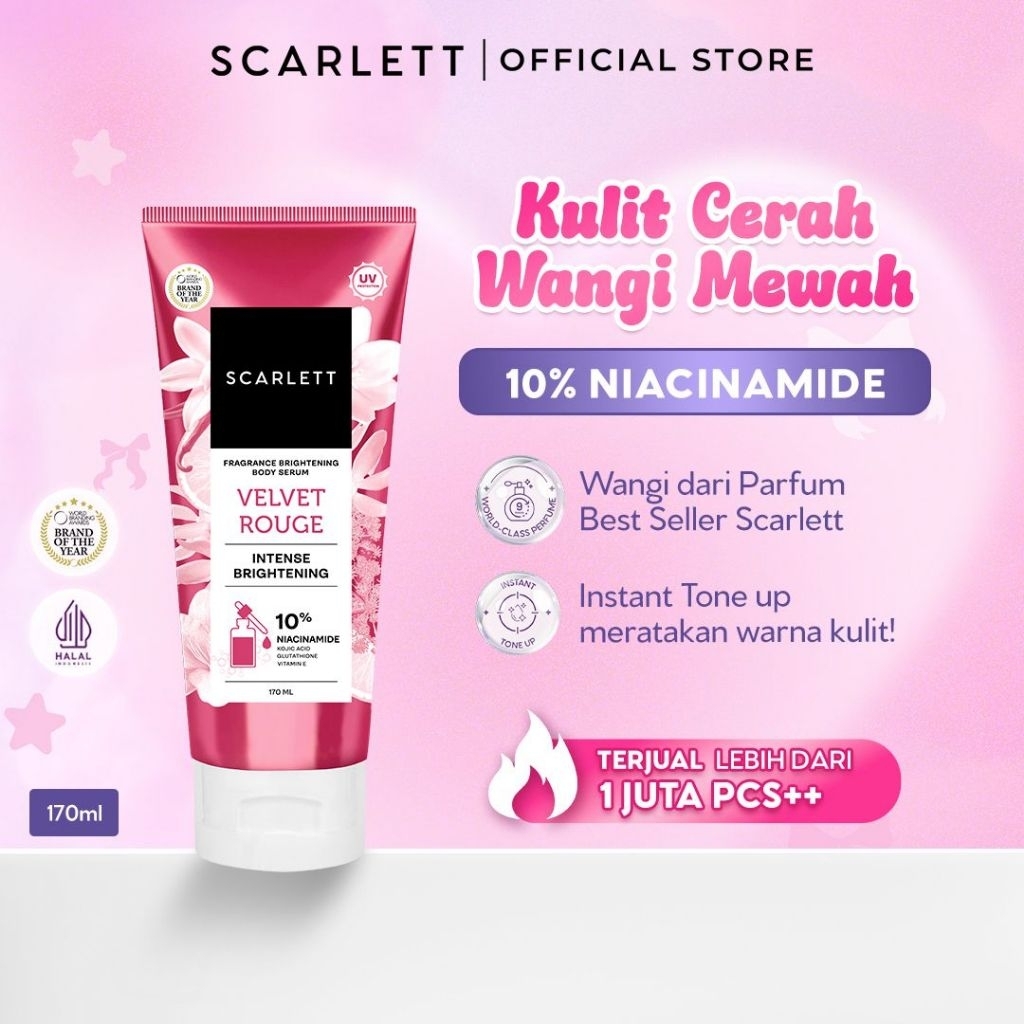 Scarlett Body Serum Velvet Rouge 170ml
