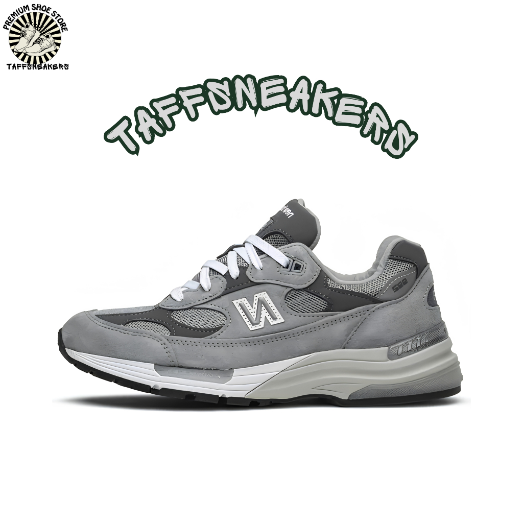 Sepatu New Balance 992 Made in USA 'Grey' 2020