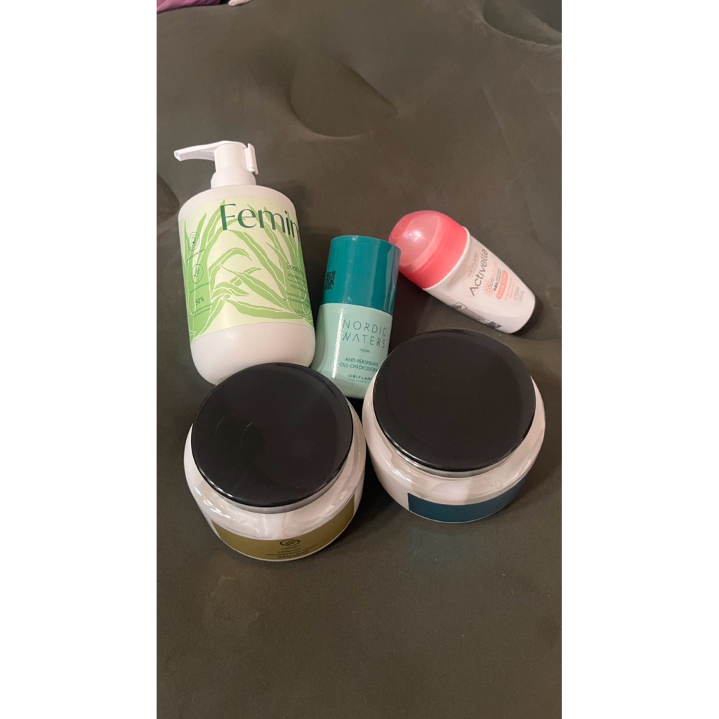 ready stok harga promo produk oriflame (body parfum, deodorant, Feminine hygiene)