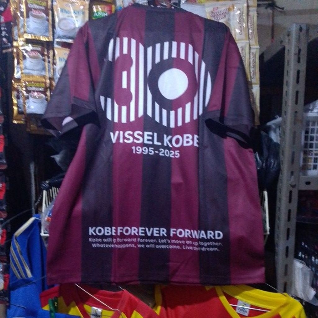 Jersey retro vissel Kobe ori