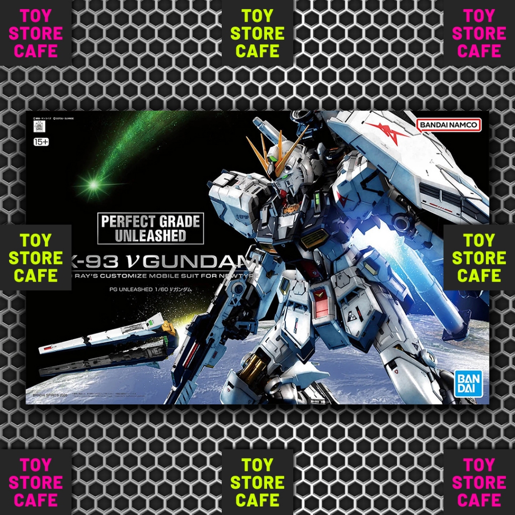 PG Unleashed Nu Gundam Bandai Original Gunpla Perfect Grade 1/60 RX-93 Nu
