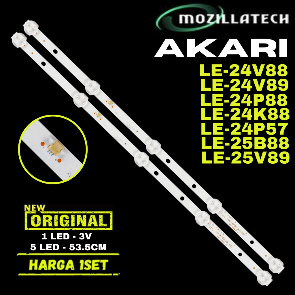 BACKLIGHT TV LED AKARI  24 LE-24V88 LE-24V89 LE-24K88 LE-24P88 LE-24P57 LE-25B88 CY-240D-2X5 PB04D39