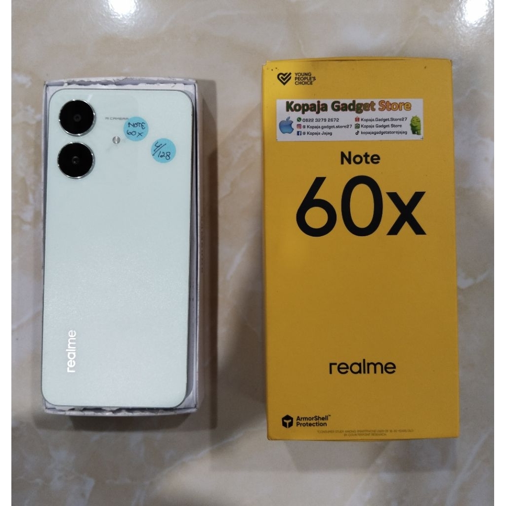 Realme Note 60X 4/128 second fullset