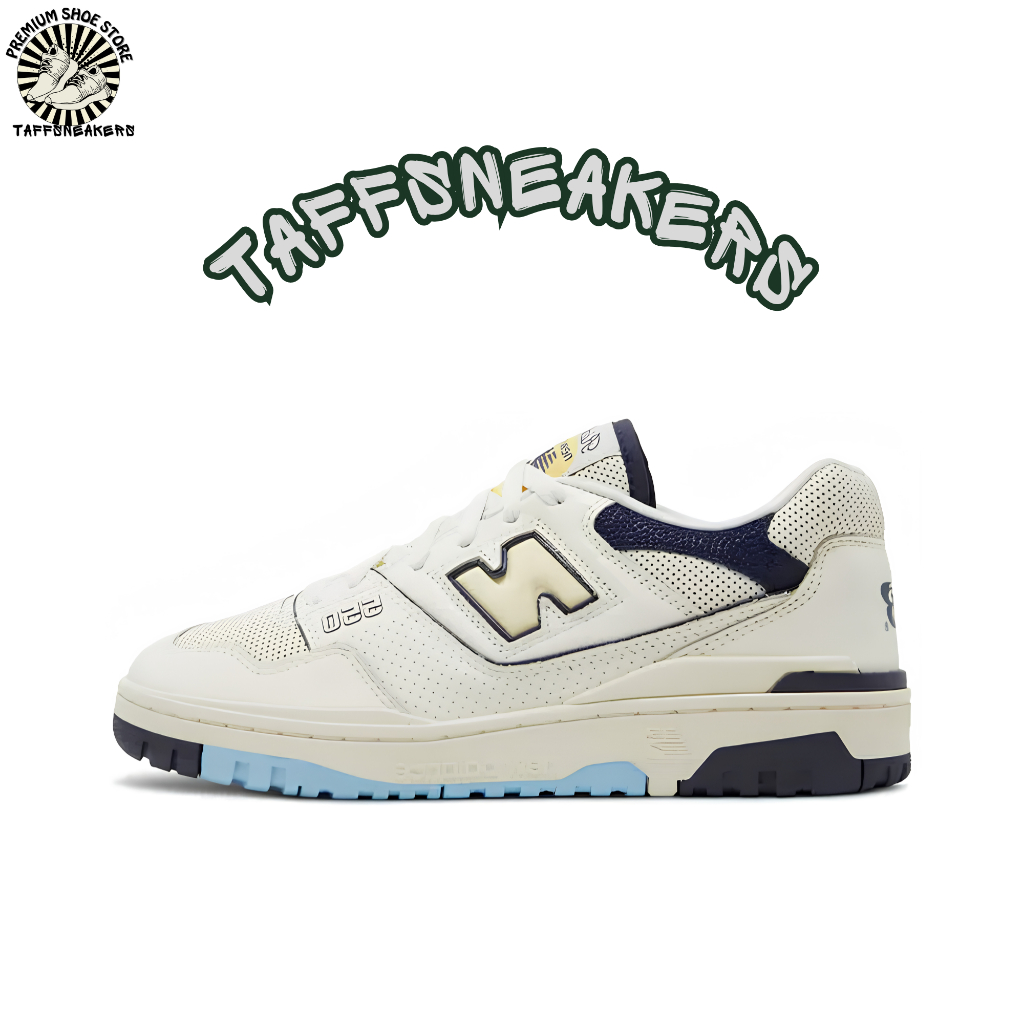 Sepatu Rich Paul x New Balance 550 'White Navy'