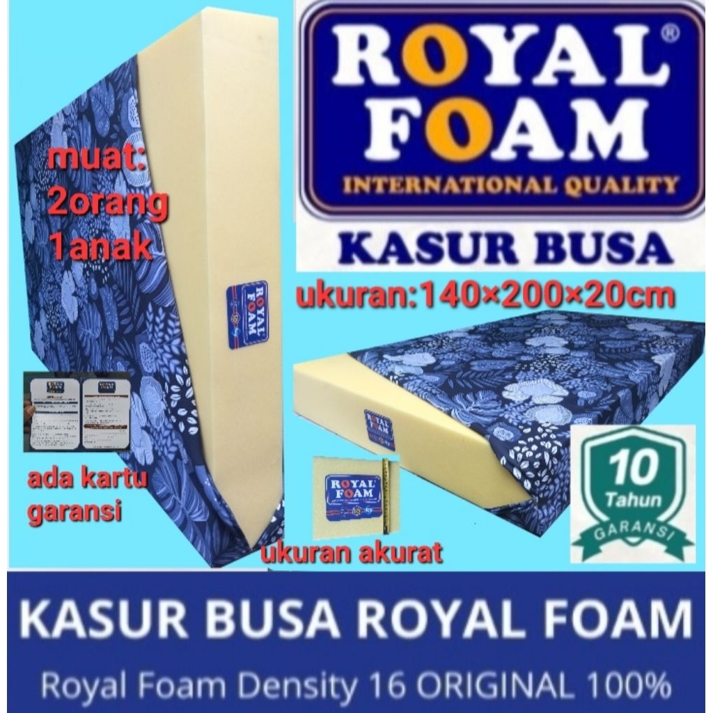 kasur super busa lantai tebal 20cm murah empuk anti kempes