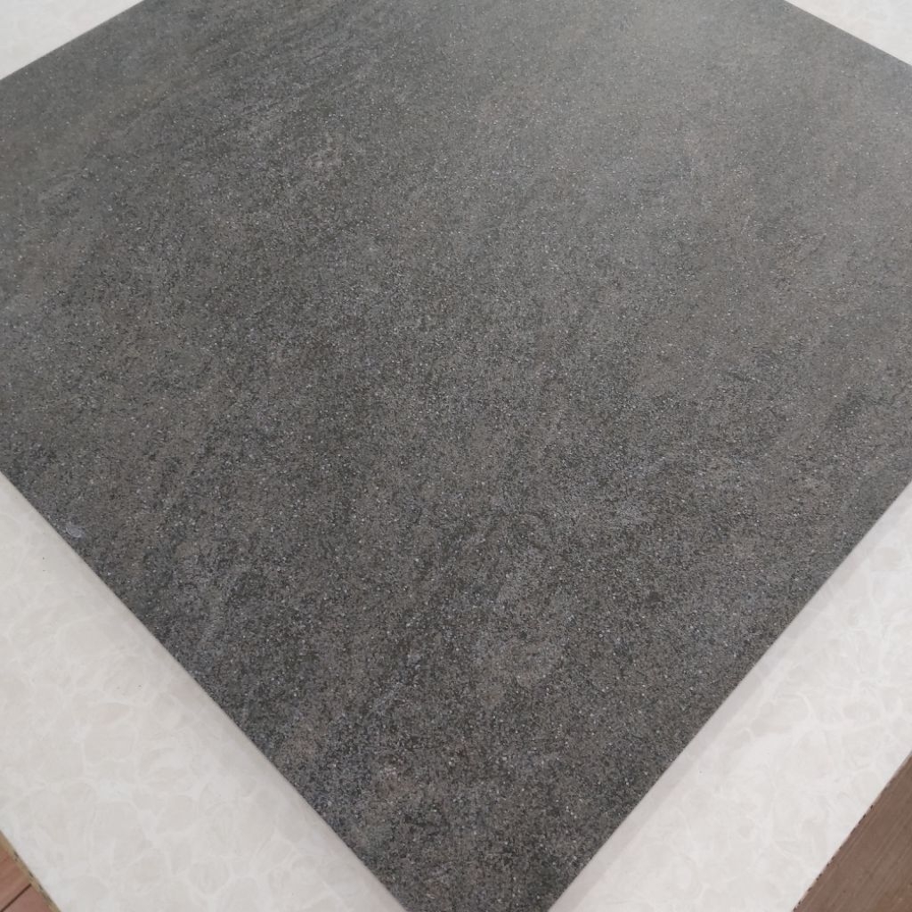 granit Matt 60x60 lantai dop hitam qnq tecnica black kw1/granit kasar 60/60/granit garasi hitam