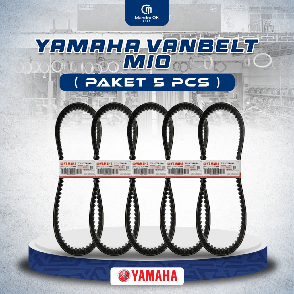 ( PAKET 5 PCS ) VANBELT ONLY YAMAHA MIO 5TL-E7641-00