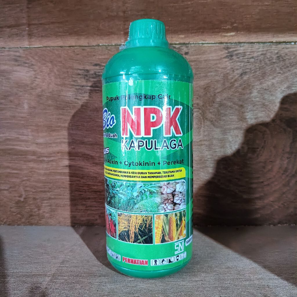 PUPUK DAUN & BUAH CAIR BIO NPK KAPULAGA 1 LITER PRODUK 100% ORIGINAL