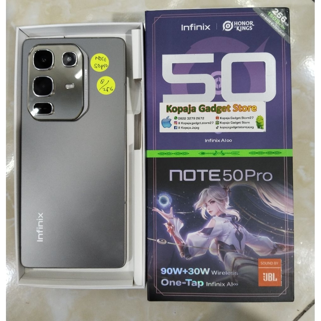 Infinix Note 50 Pro 8/256 Second Fullset