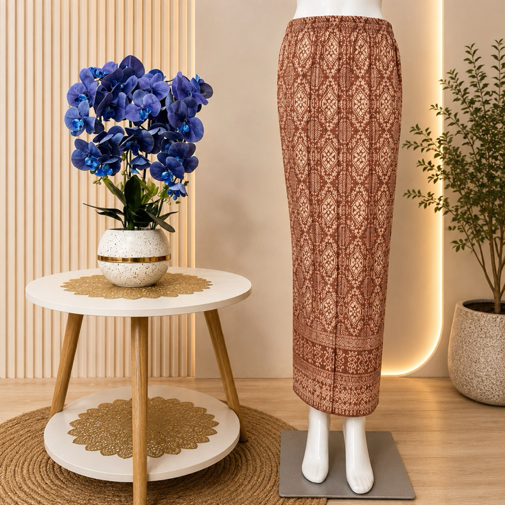 Rok Prisket Motif Batik Premium Kekinian/bawahan kebaya Jumbo & All Size Model Modern