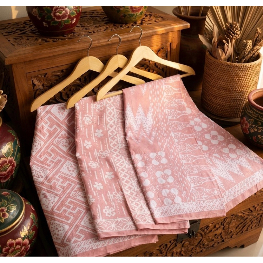 Sarung batik pink series sarung batik santriwati sarung batik cap katun premium