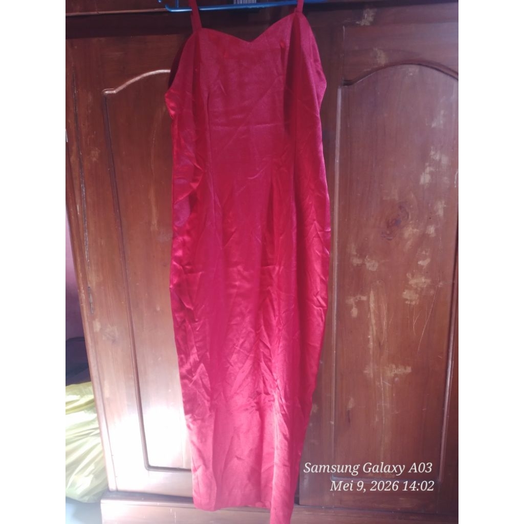 rok satin dan dress satin pl
