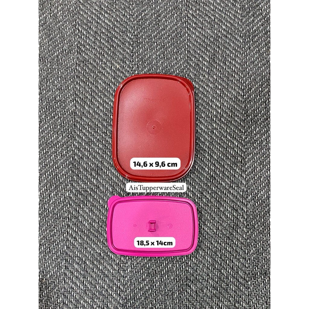Tutup Shelf Saver, Mini Rectangular & Large Rectangular Tupperware original