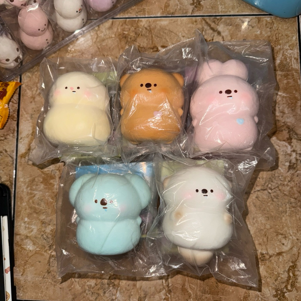 SQUISHY SET IBLOOM NYAN PANCAKE LISA PUPU FRIENDS SET