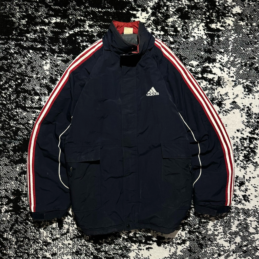 ADIDAS Windbreaker Jacket Vintage Colourblock 90s