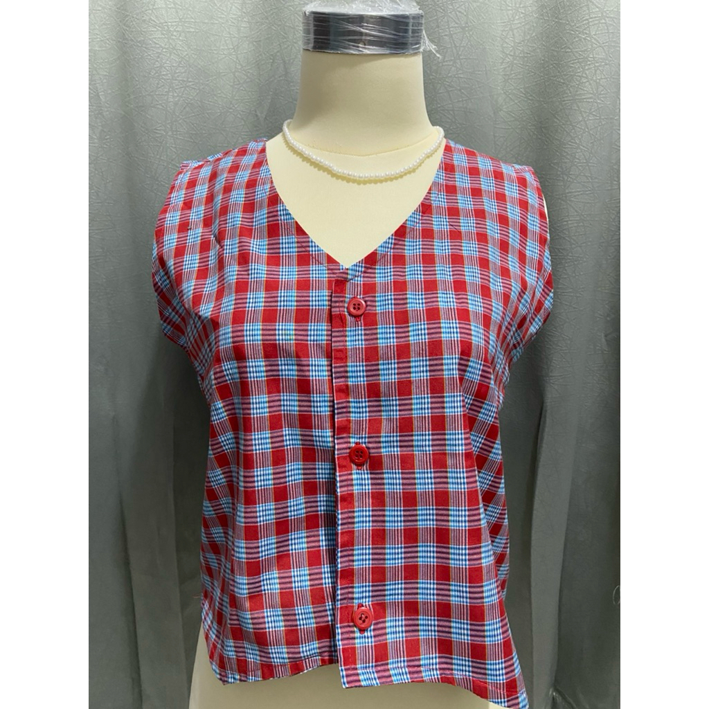 PRELOVED ROMPI SEKOLAH KOTAK KOTAK & ROK