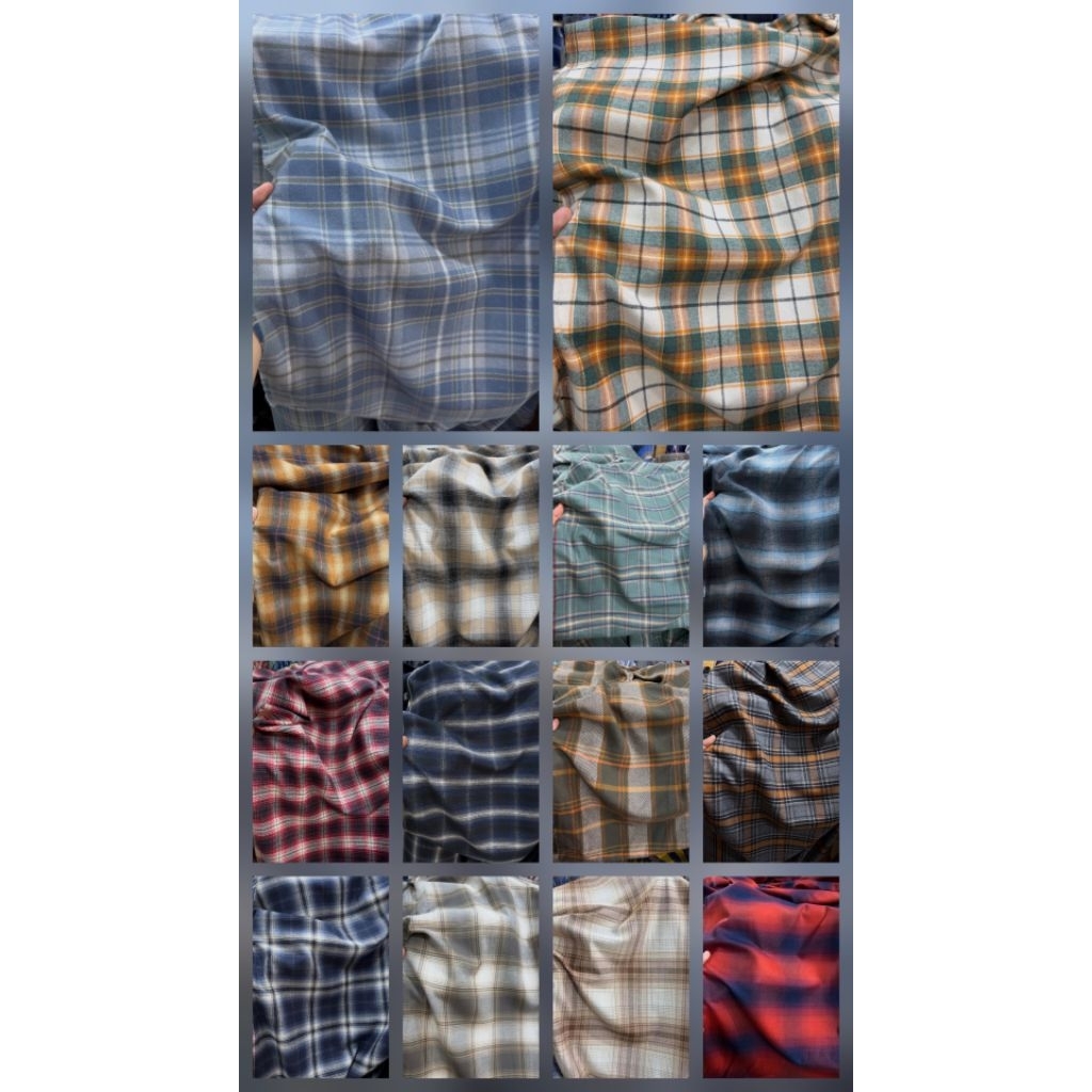 KATUN FLANEL / KAIN FLANEL / FLANEL MOTIF