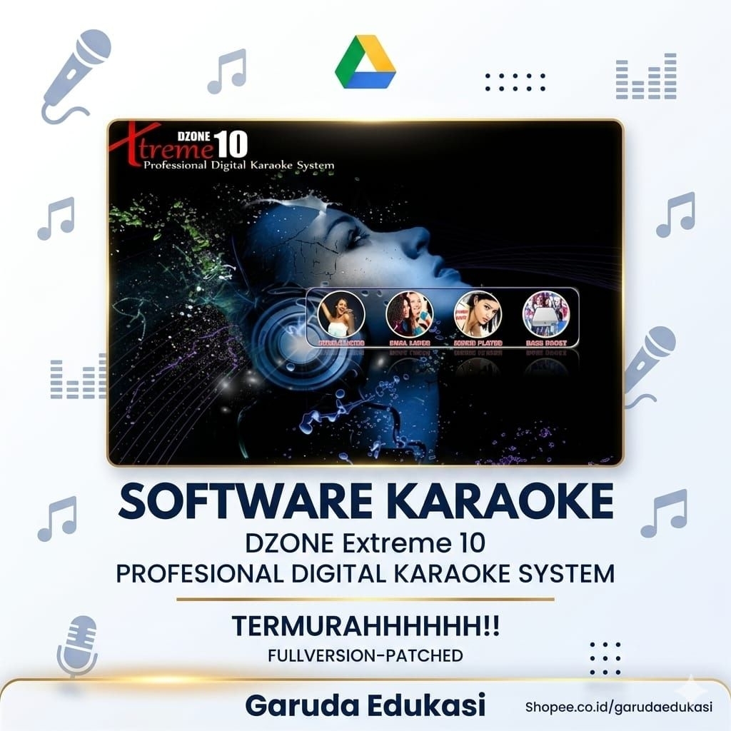 Software Karaoke Dzone Extreme 10 PRO - Fullversion Portable Bisa Dual LAYAR