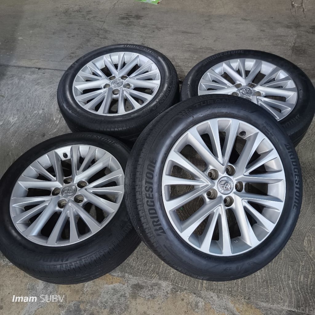 Velg original Camry R17 set ban Bridgestone Turanza T005