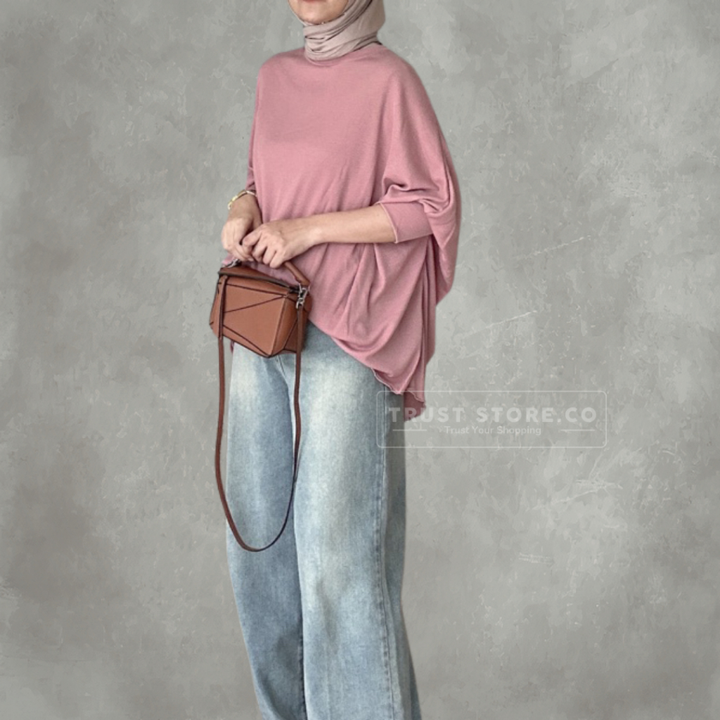 FF - BATWING KNIT - OVERSIZE BLOUSE LD 160cm