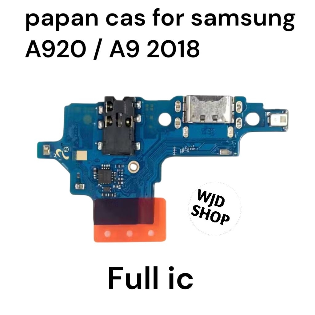 papan cas samsung A920 / A9 2018 original konektor pcb full ic board pengganti conektor mic ct meeto