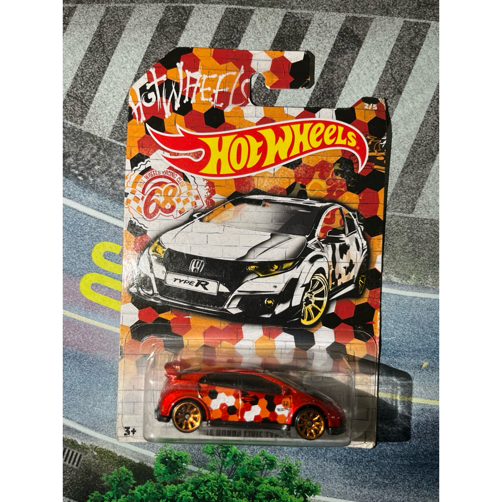 16 HONDA CIVIC TYPE R - HOT WHEELS