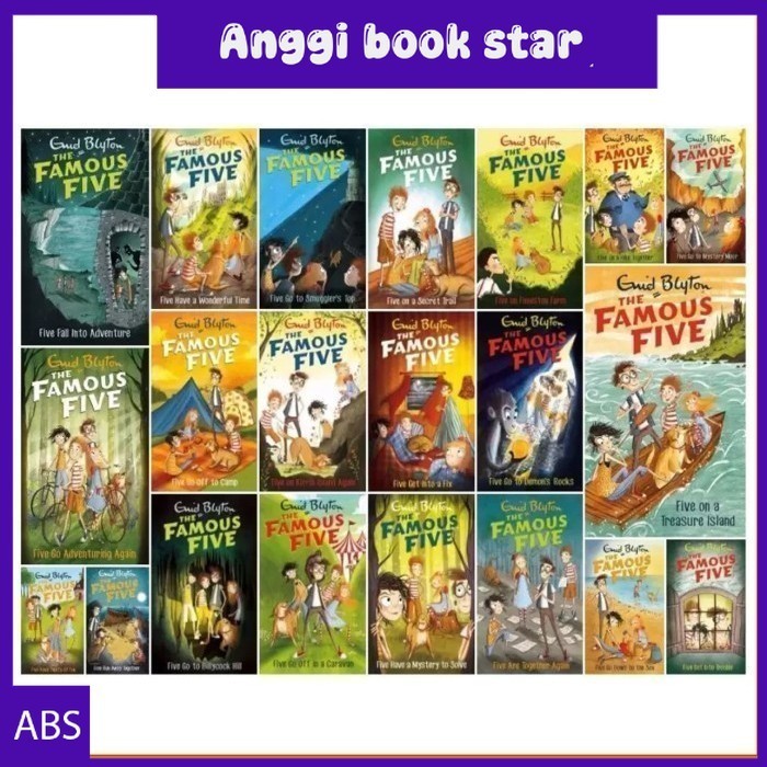 The Famous Five  by Enid Blyton (English) 21 Book series full set