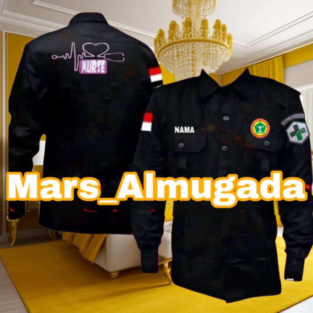 KEMEJA NURSE LENGAN PANJANG TERBARU KEMEJA PPNI ATASAN BAJU PPNI KEMEJA PERAWAT BAJU PERAWAT