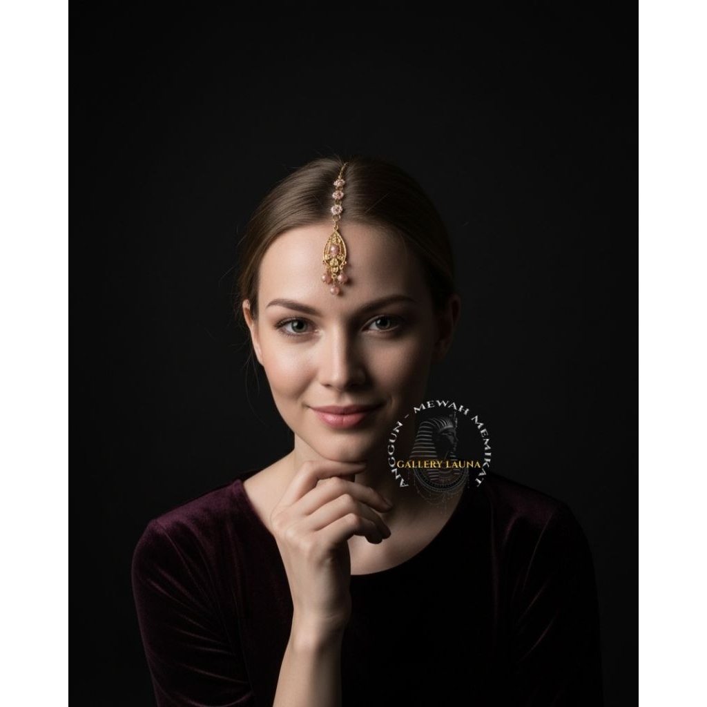 Zareena Mutiara India Bindi India Hiasan Dahi