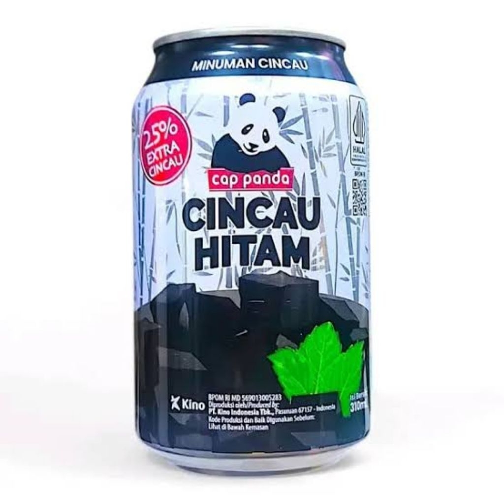 Cincau Hitam Cap Panda Kaleng 310 ml