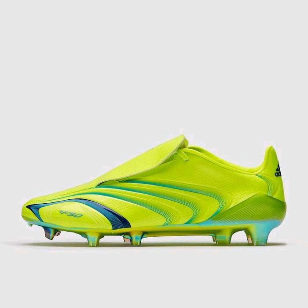 Sepatu Bola F50 Elite x Tunit FG - Lucid Lemon/Team Royal Blue/Lucid Aquamarine Olahraga