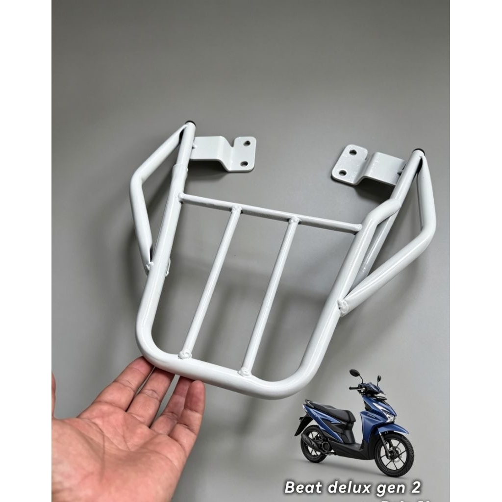 dudukan box /rak belakang motor beat deluxe gen 2