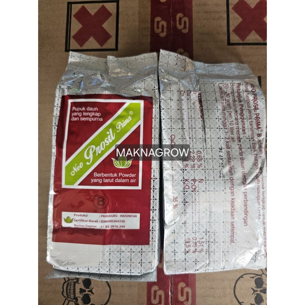 Pupuk NEO PROSIL PRIMA B original / asli 500 gr (gandasil)