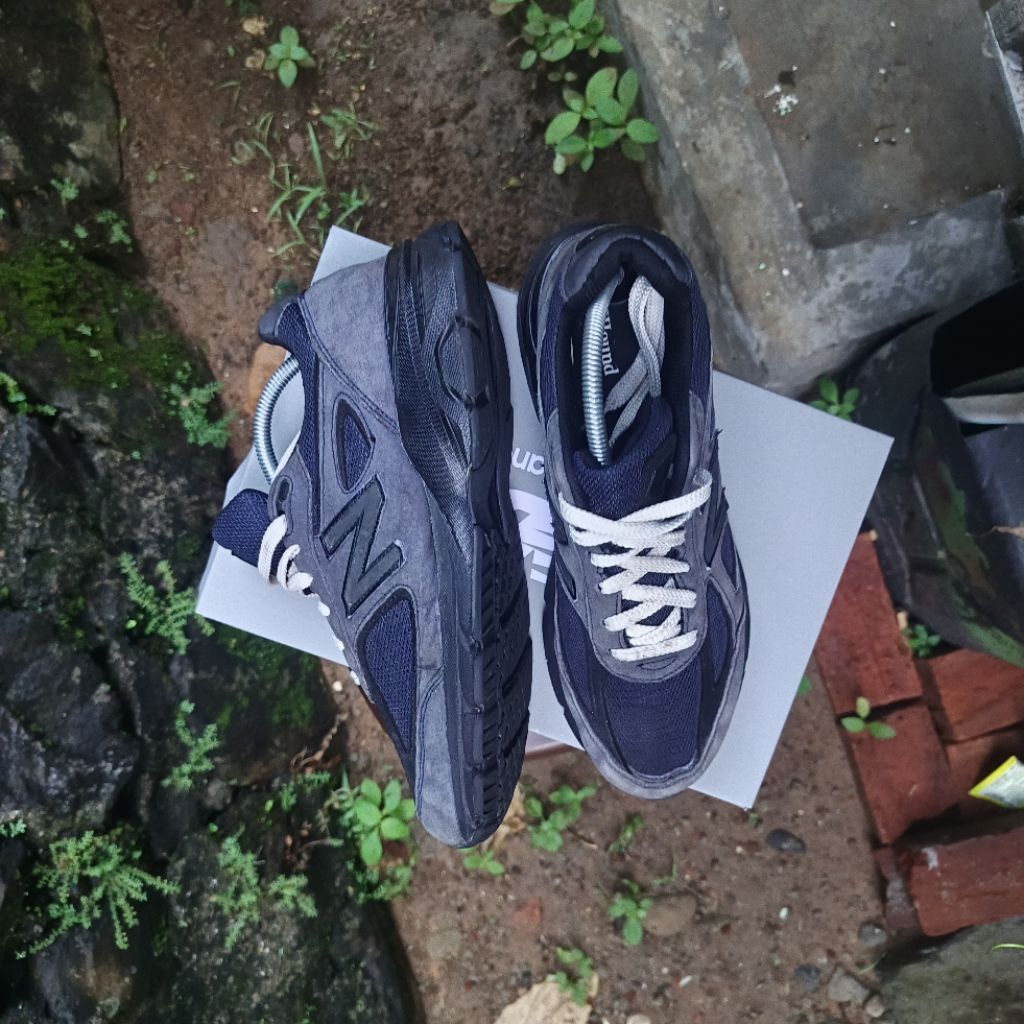 JJJJound x New Balance 990v4 'Navy' M990JJ4