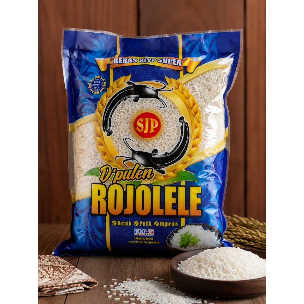 Beras Pulen SLYP Super RojoLele Lahap Beras Premium kemasan 3 Liter 2 Liter 1 Liter dan 1 Kg