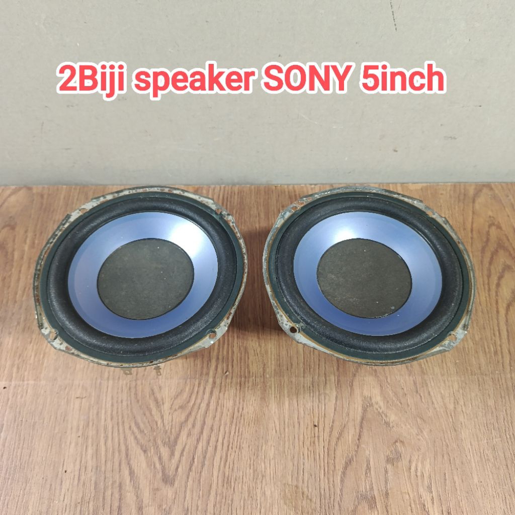 2biji speaker Sony 5inch woofer copotan compo