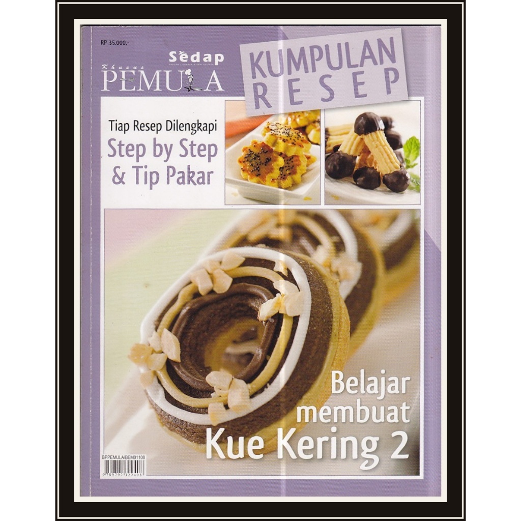 Majalah Preloved - Majalah Sedap Khusus Pemula - Kumpulan Resep - Belajar Membuat Kue Kering 2
