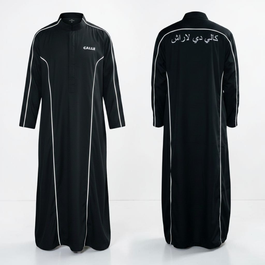 (V1&V2 100%) Jubah Gamis Qamis Pria menyala Reflektif Calle