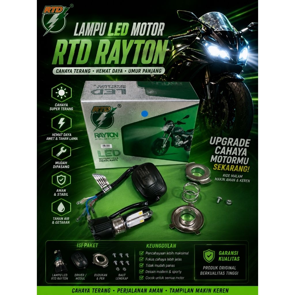 Lampu LED Motor RTD Rayton