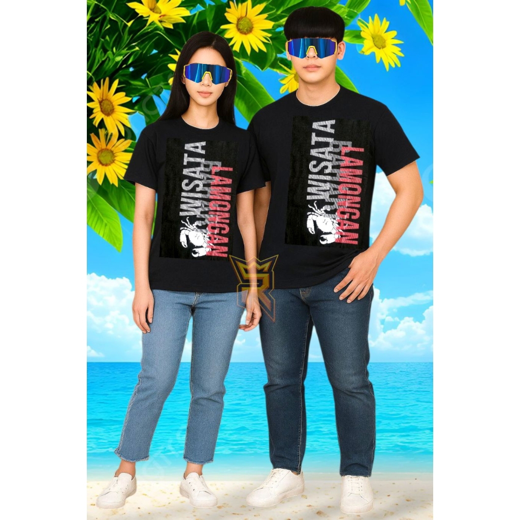 Kaos Wisata WBL Lamongan Kepiting Hitam PDK – T-Shirt Wisata Bahari Cotton / Combed 30s Oversize / R