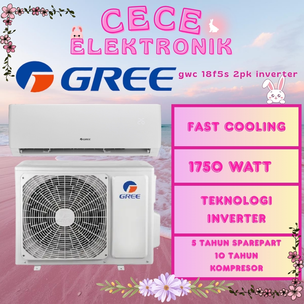 AC GREE 2PK INVERTER GWC 18F5S