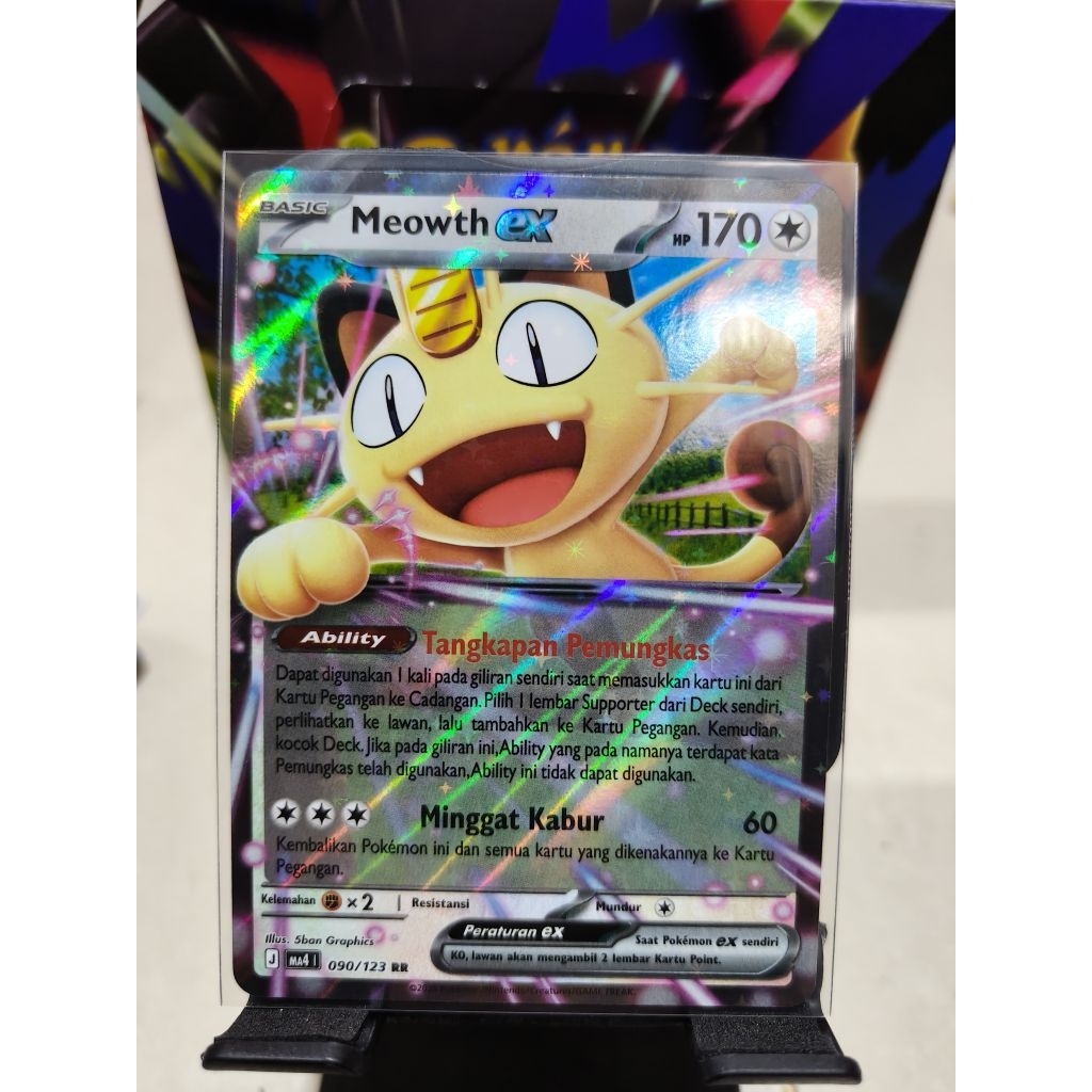 RR Meowth EX Pokemon Ledakan Peniada