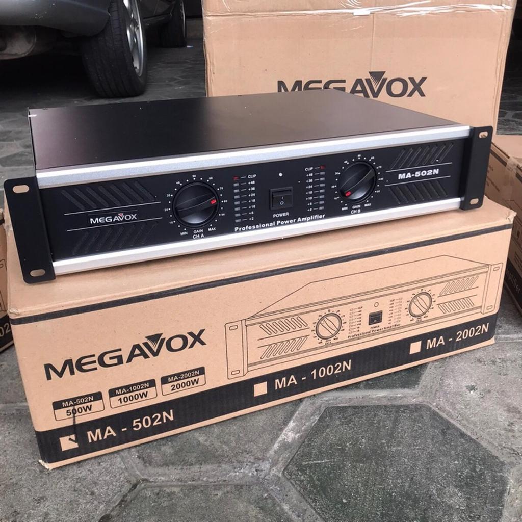 POWER AMPLIFIER MEGAVOX MA 502 POWER AMPLI MEGAVOX MA502 ORIGINAL MEGAVOX ( BISA COD )