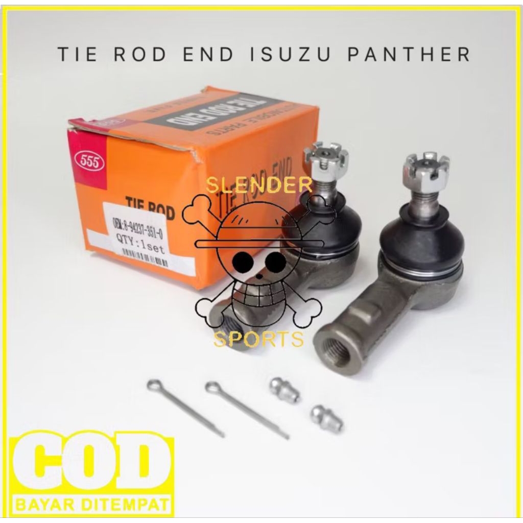 TIE ROD PANTHER 2,3 2,5 555-TIE ROD END ISUZU  PANTHER L/R 1SET 555