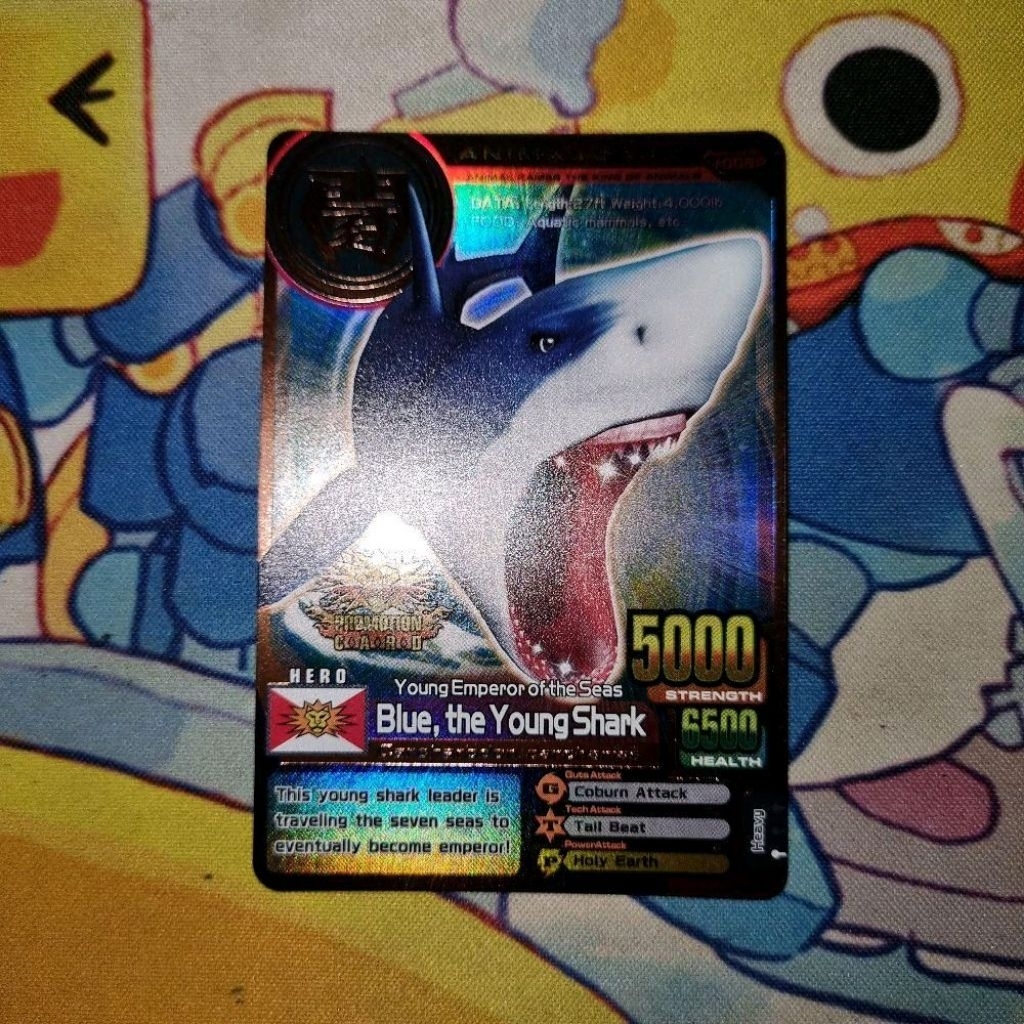 [AK+ Promotion Card] Blue, the Young Shark - Animal Kaiser Plus