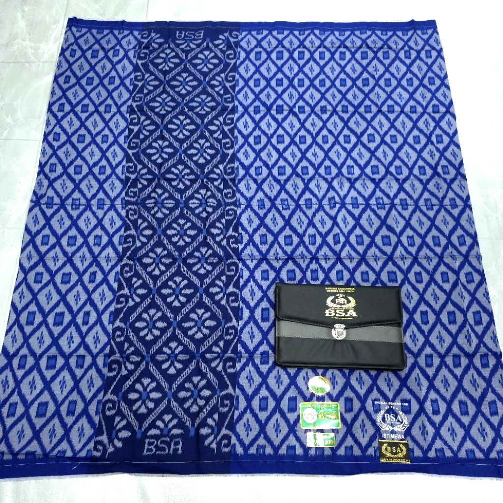 Sarung BSA KWG 100% Mesres Jahit tengah / Sarung Samarinda BSA