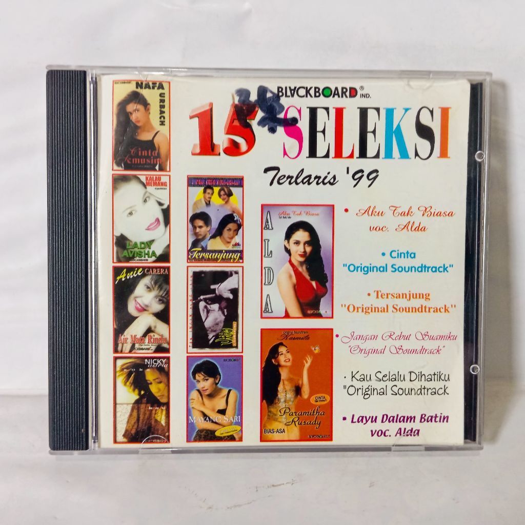 (Tanpa Cover Belakang) CD 15 Seleksi Terlaris '99 - Alda Nafa Urbach VA